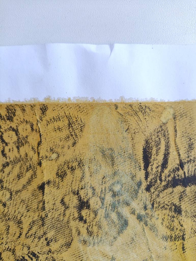 Original Art Deco Floral Mixed Media by Viktoriia Hunina