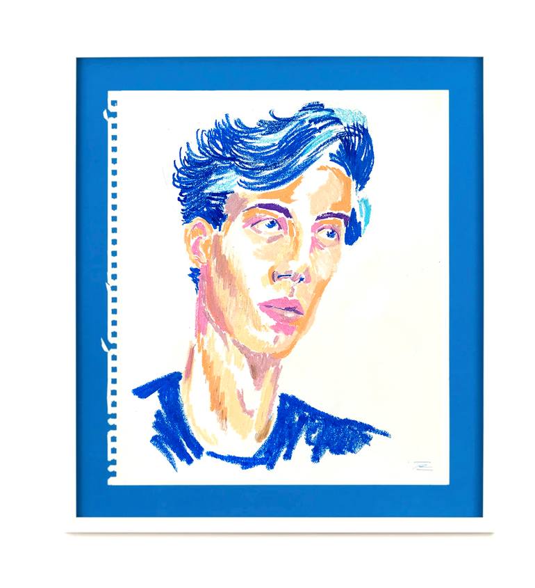 Original Fauvism People Mixed Media by Raquel Labrador