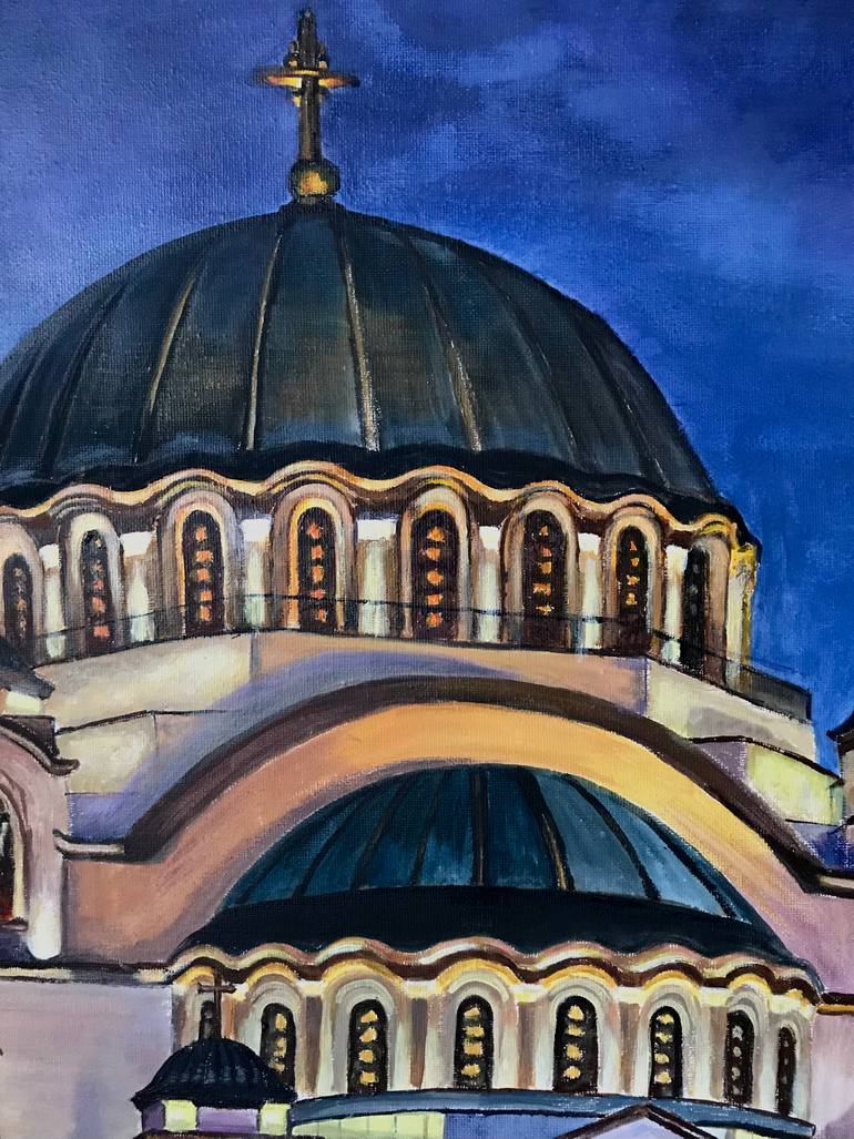 Original Photorealism Religion Painting by Natalia Glazunova