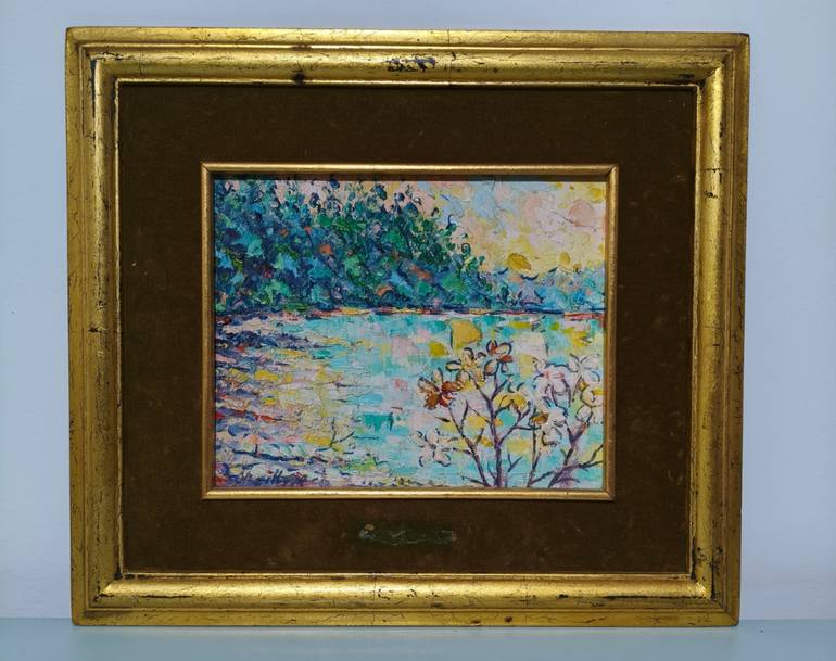 Original Impressionism Landscape Painting by Luciana Gamboa