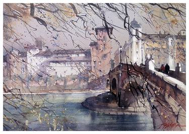 Original Architecture Paintings by Thomas W Schaller