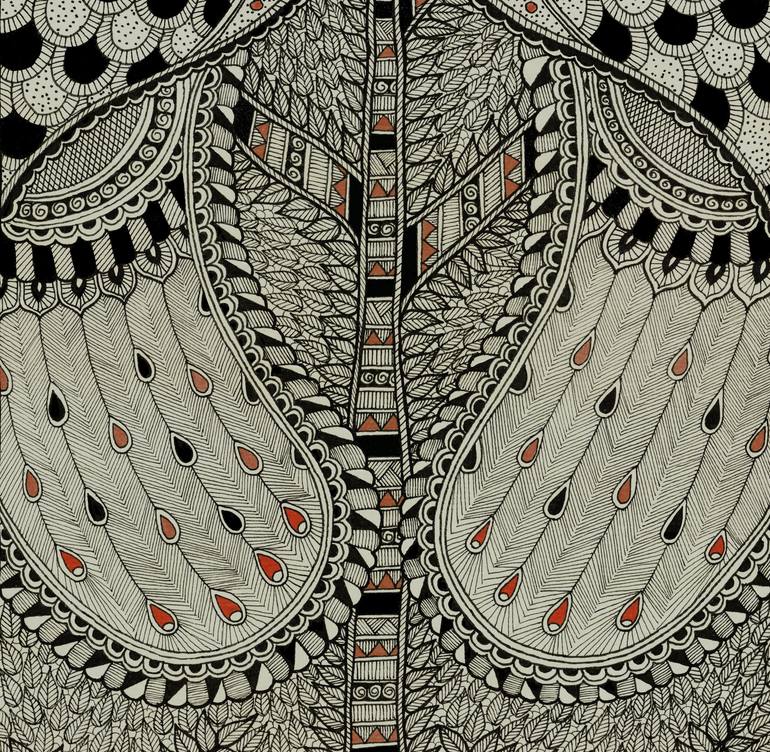 Original Symbolism Nature Drawing by Alex Litvin