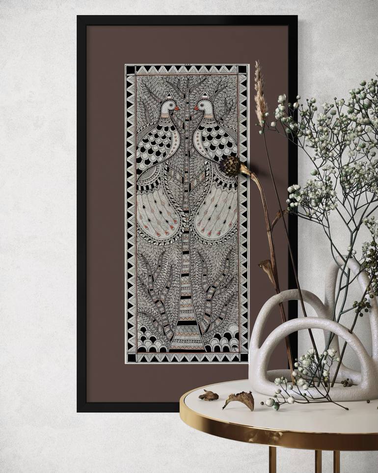 Original Symbolism Nature Drawing by Alex Litvin