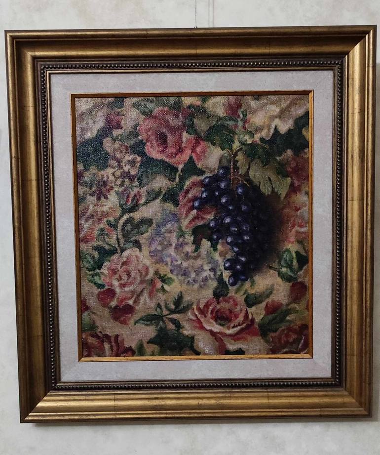 Original Baroque Still Life Painting by Tamar Ninikashvili
