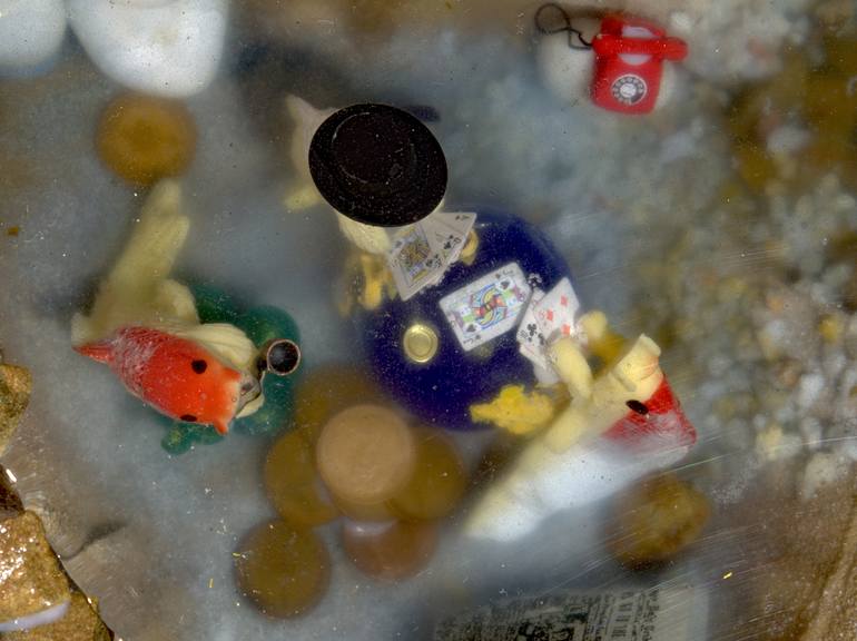 Original Abstract Expressionism Fantasy Mixed Media by Ali Murray