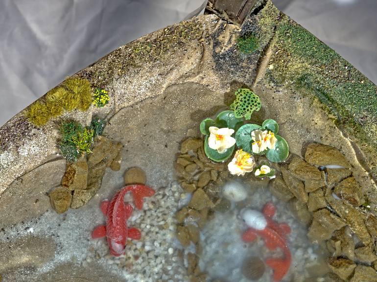 Original Abstract Expressionism Fantasy Mixed Media by Ali Murray