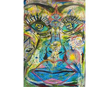 Original Abstract Expressionism Light Paintings by Atif Munir