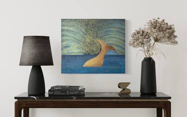 Original Abstract Expressionism Abstract Mixed Media by Pallavi Upreti