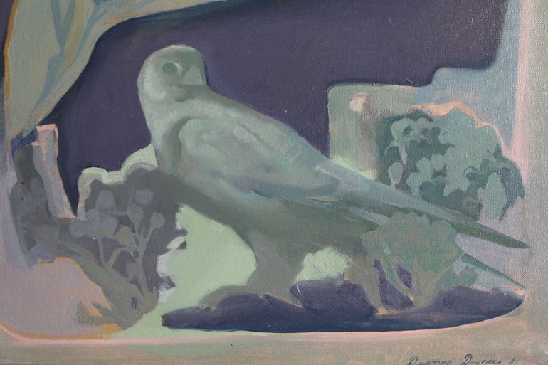 Original Figurative Animal Painting by Dmytro Dotsenko