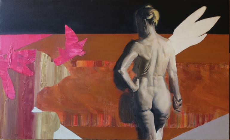 Original Figurative Body Painting by Dmytro Dotsenko