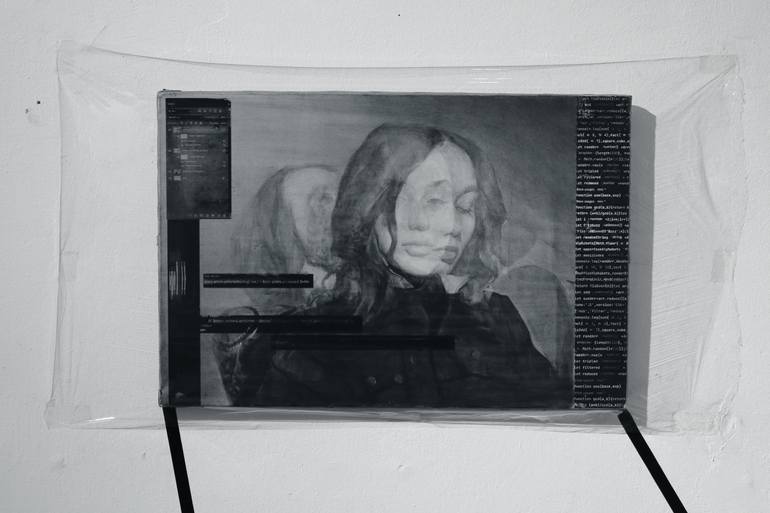 Original Portraiture Women Drawing by Dmytro Dotsenko