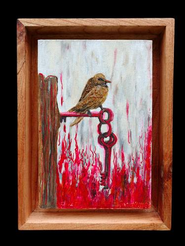 Original Conceptual Animal Painting by Radhen Mochammad Aditya