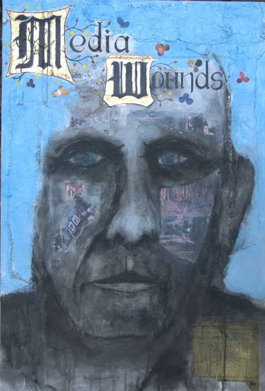 Original Abstract Politics Mixed Media by Rob Knowles