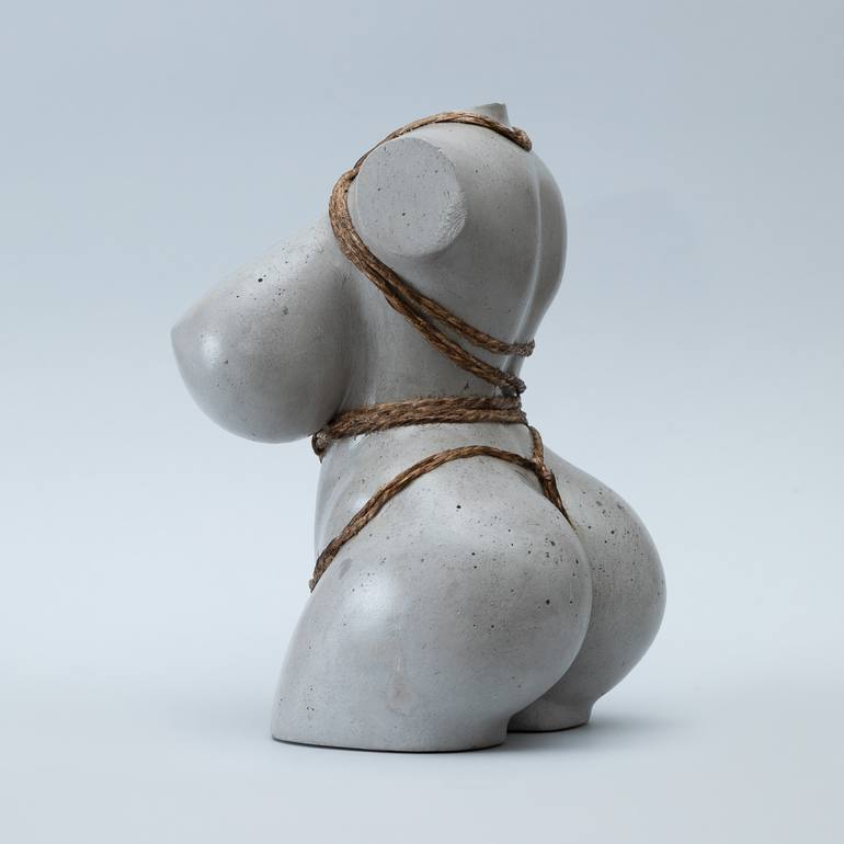 Original Symbolism Nude Sculpture by Val Filip