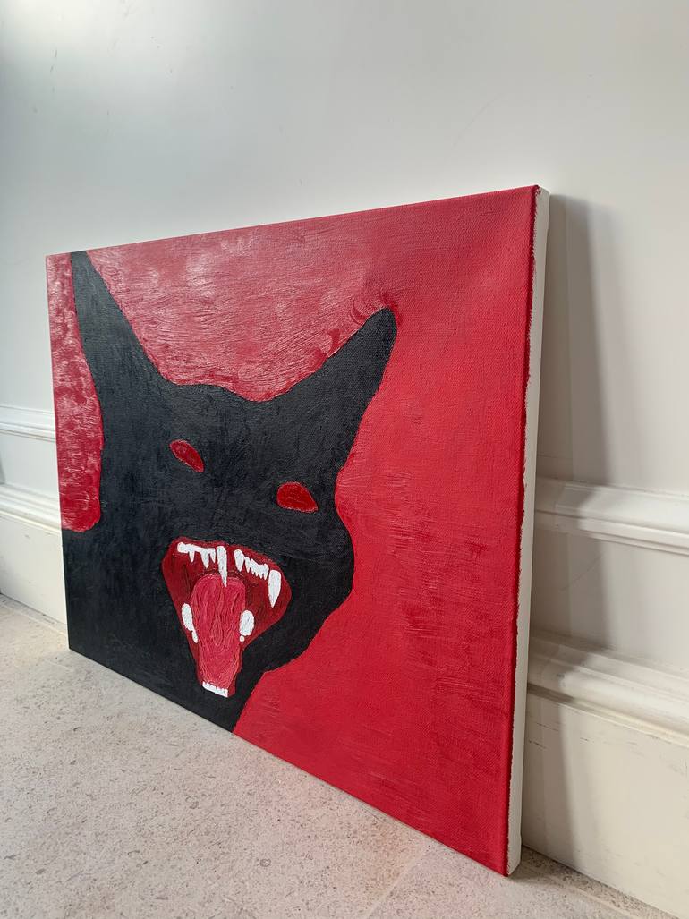 Original Expressionism Animal Painting by Daria Barabash