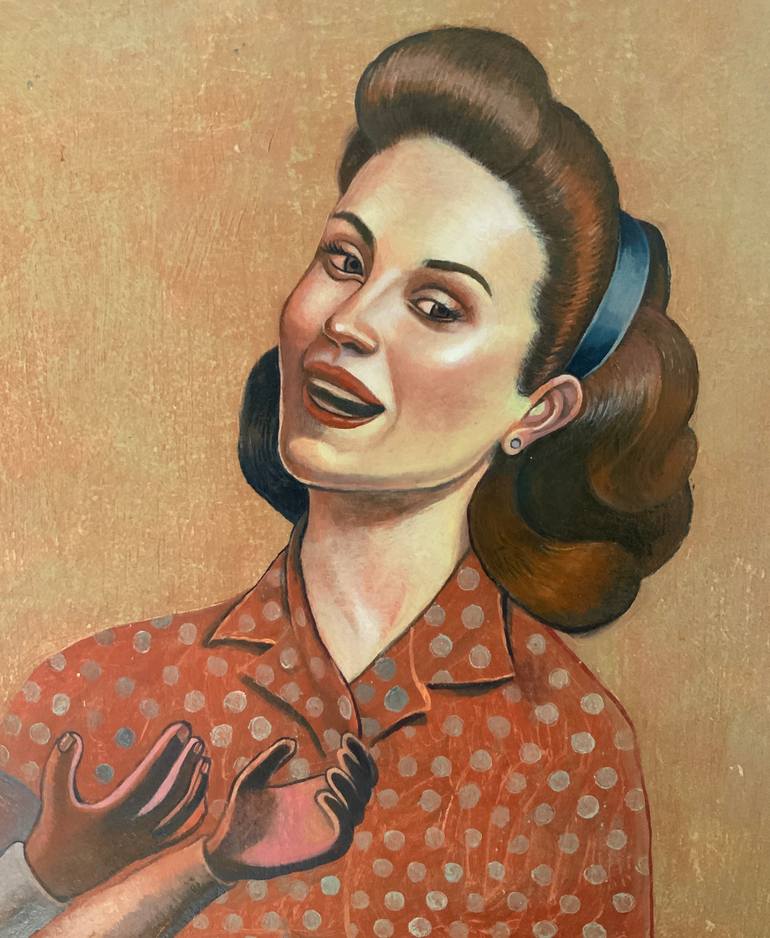 Original Contemporary People Painting by Molina Pardo