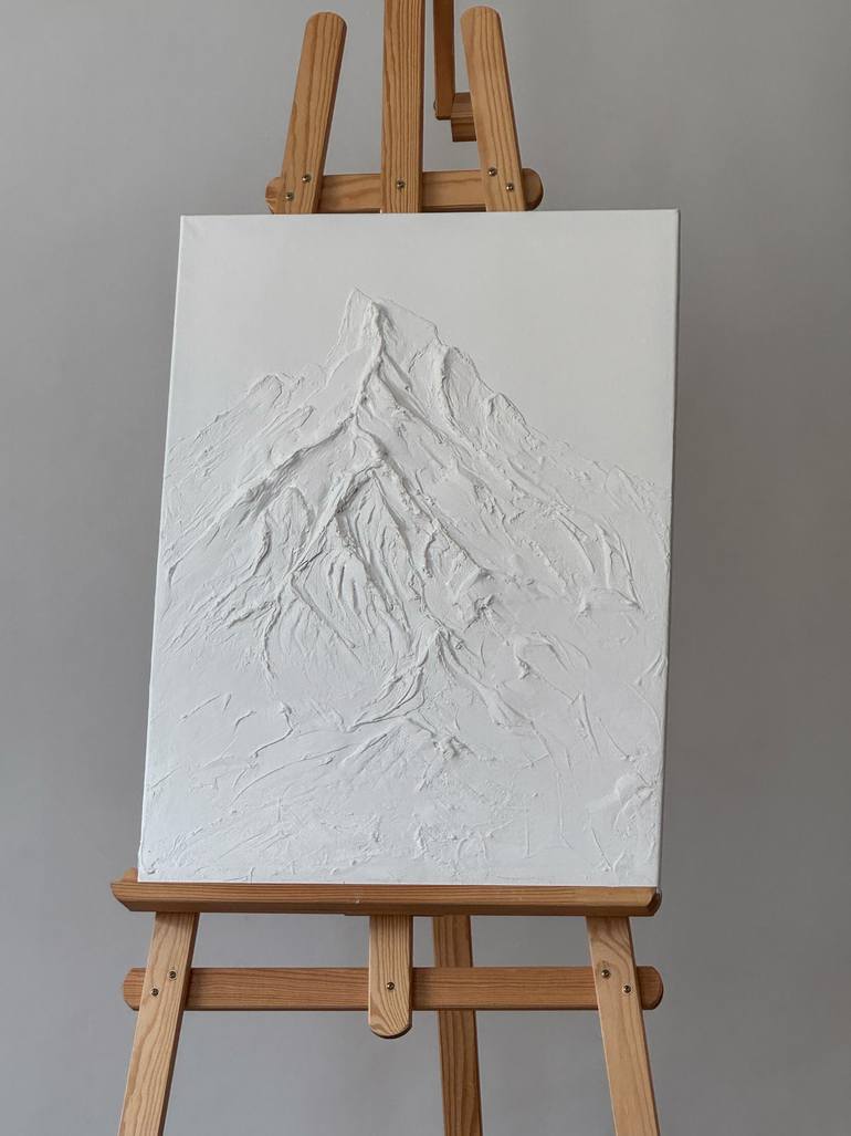 Original Abstract Landscape Painting by Maria Levi