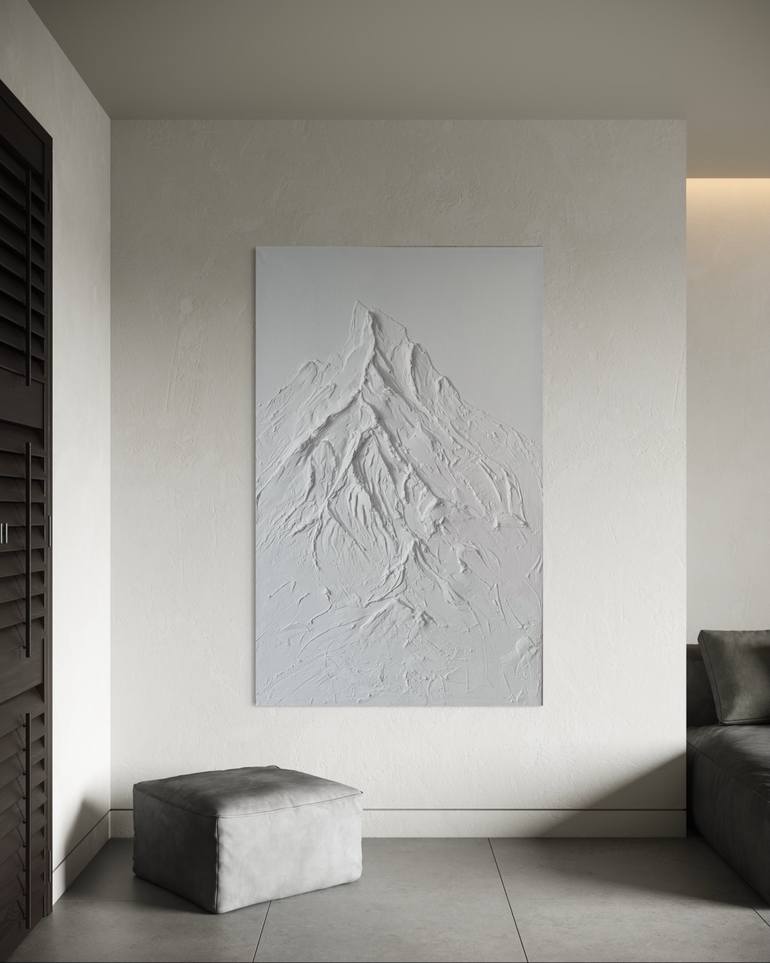 Original Abstract Landscape Painting by Maria Levi