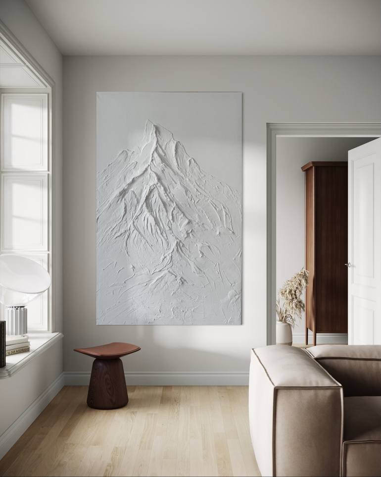 Original Abstract Landscape Painting by Maria Levi