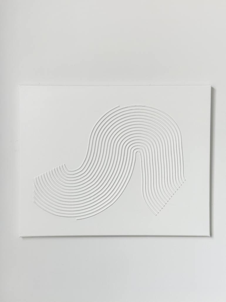 Original Minimalism Abstract Painting by Maria Levi