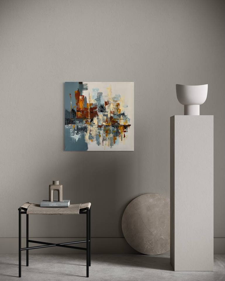 Original Contemporary Abstract Painting by Maria Levi