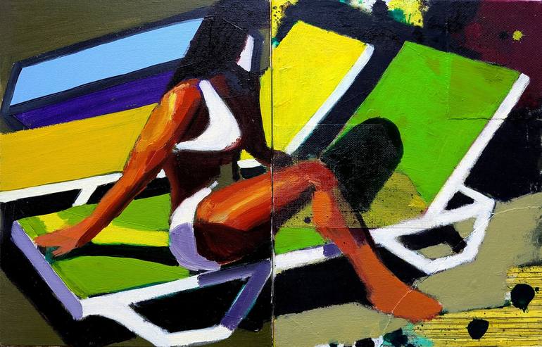 Original Contemporary People Paintings by Jake Clark