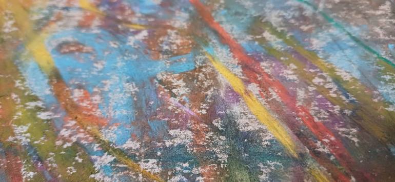 Original Abstract Expressionism Botanic Painting by Irina Georgiana Miu