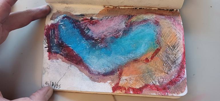 Original Abstract Mixed Media by Irina Georgiana Miu