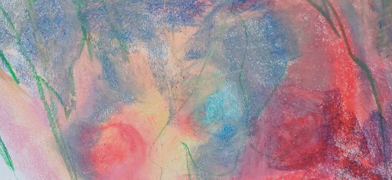 Original Abstract Expressionism Landscape Painting by Irina Georgiana Miu