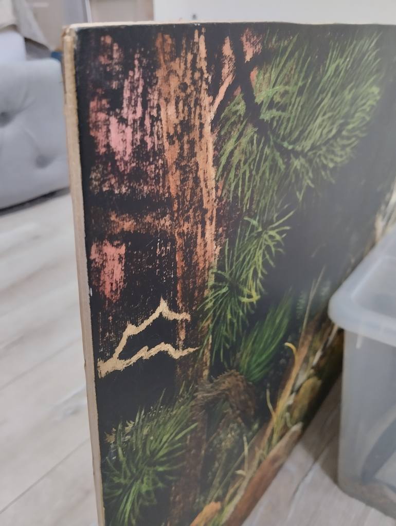 Original Abstract Animal Painting by Artem Moscalu