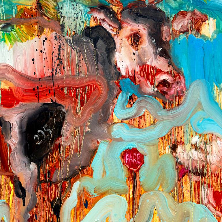 Original Fauvism Animal Painting by Taekgeun Song