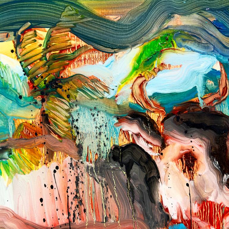 Original Fauvism Animal Painting by Taekgeun Song