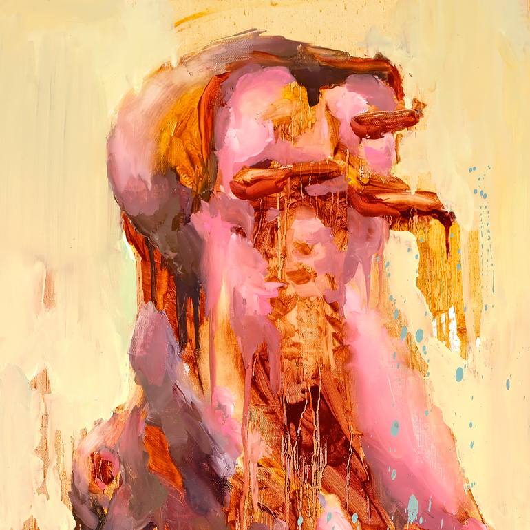 Original Fauvism Animal Painting by Taekgeun Song