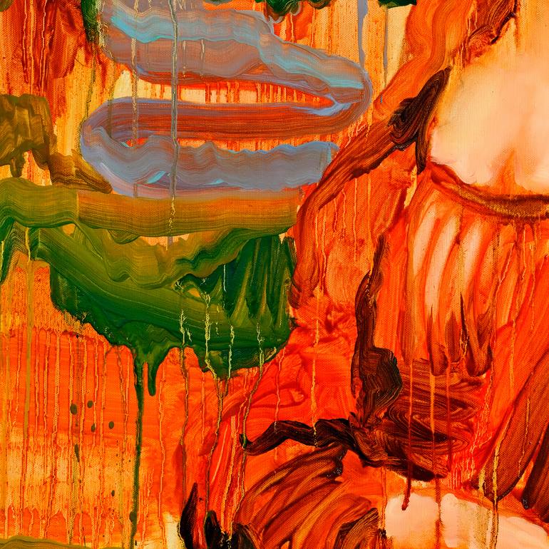 Original Fauvism People Painting by Taekgeun Song