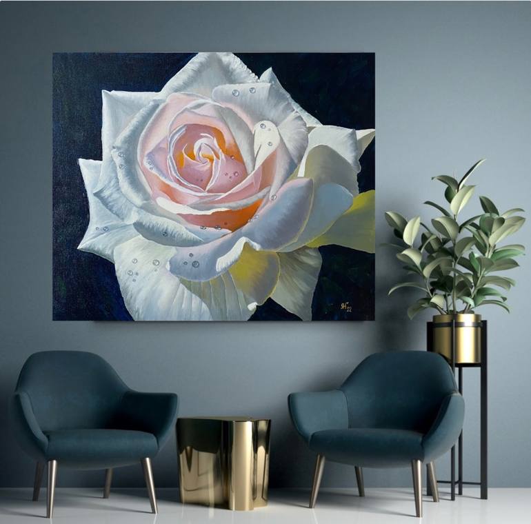 Original Realism Floral Painting by Nataliia Yakovenko