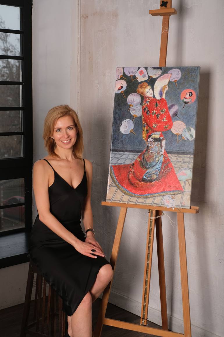 Original Impressionism Women Painting by Nataliia Yakovenko