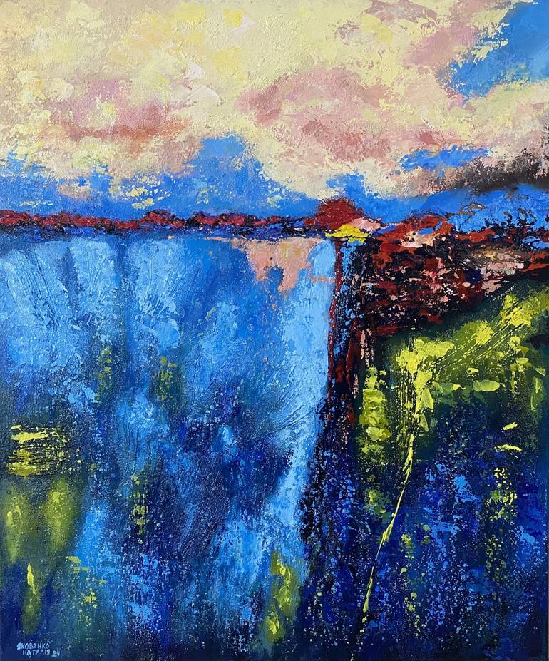 Print of Abstract Paintings by Nataliia Yakovenko