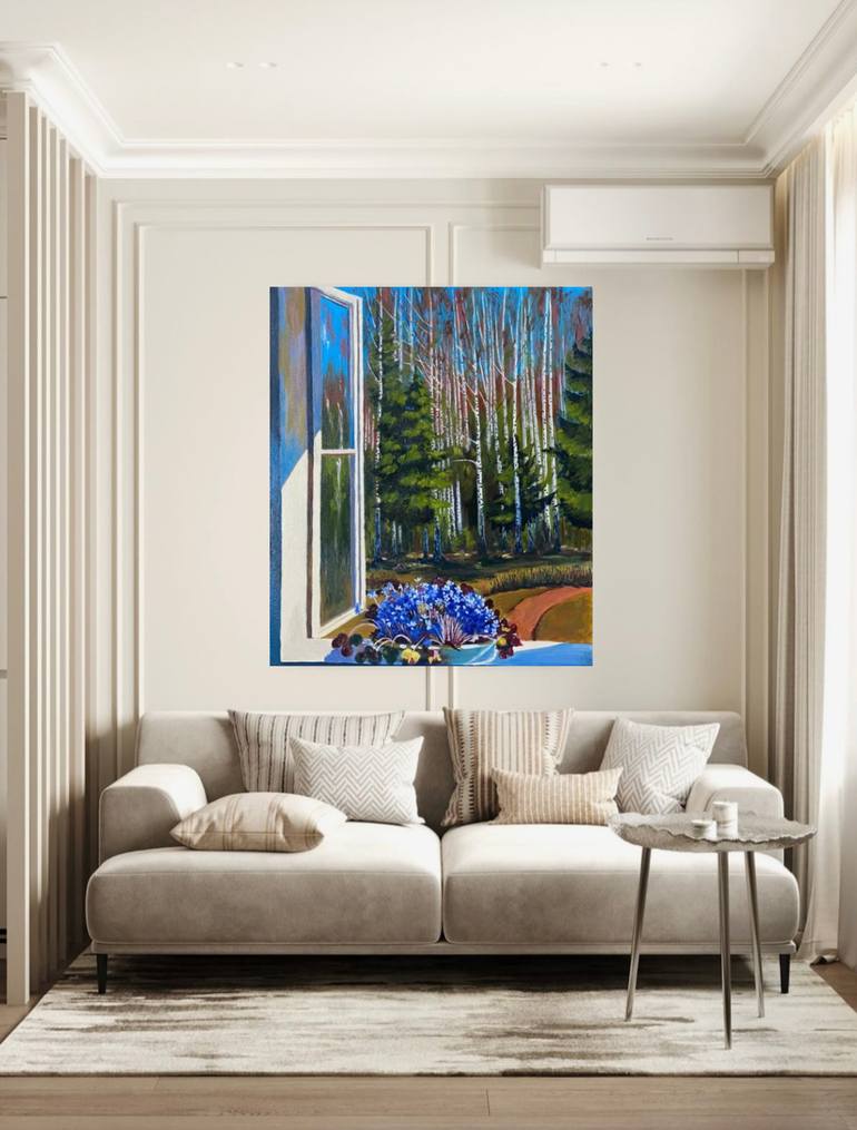 Original Impressionism Landscape Painting by Nataliia Yakovenko