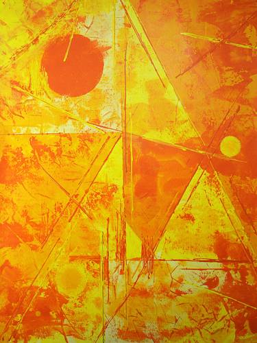 Original Abstract Outer Space Paintings by Trilia Solenne