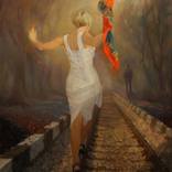 Woman in White IV by Nadia Tsakova