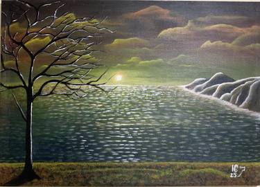 Original Abstract Painting by Timothy Stephen Nenji