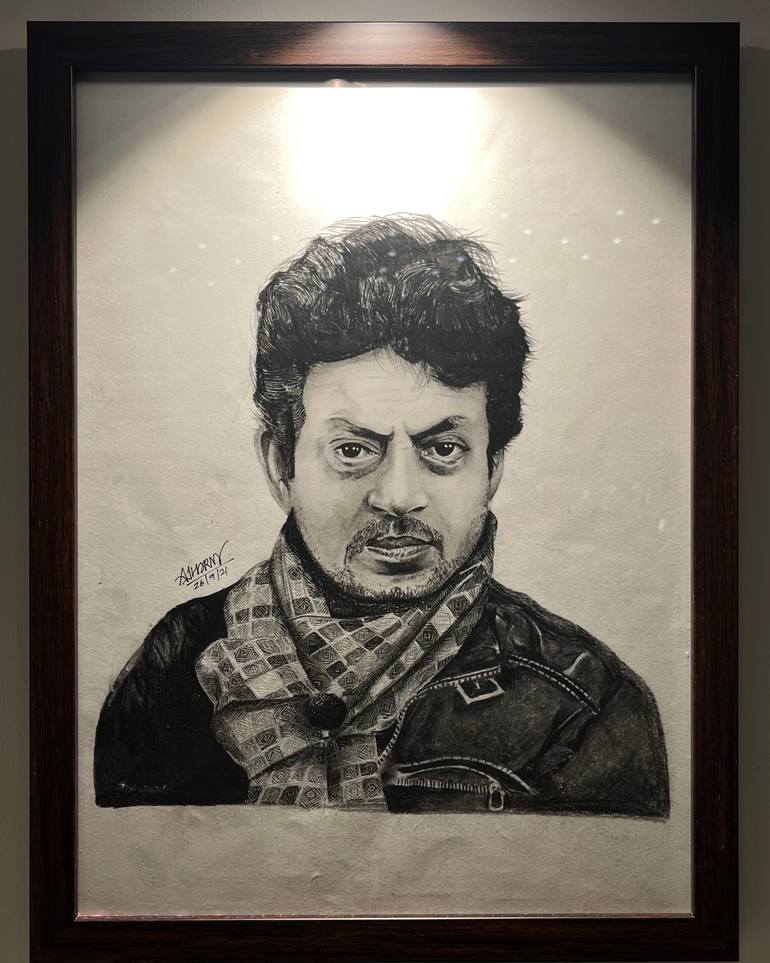 Original Black & White Cinema Drawing by Atharva Naik