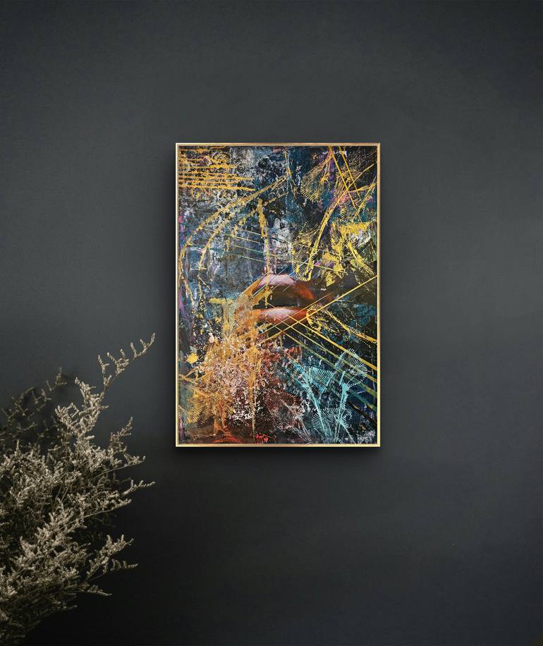 Original Algorithmic Abstract Painting by Roma Bankowski