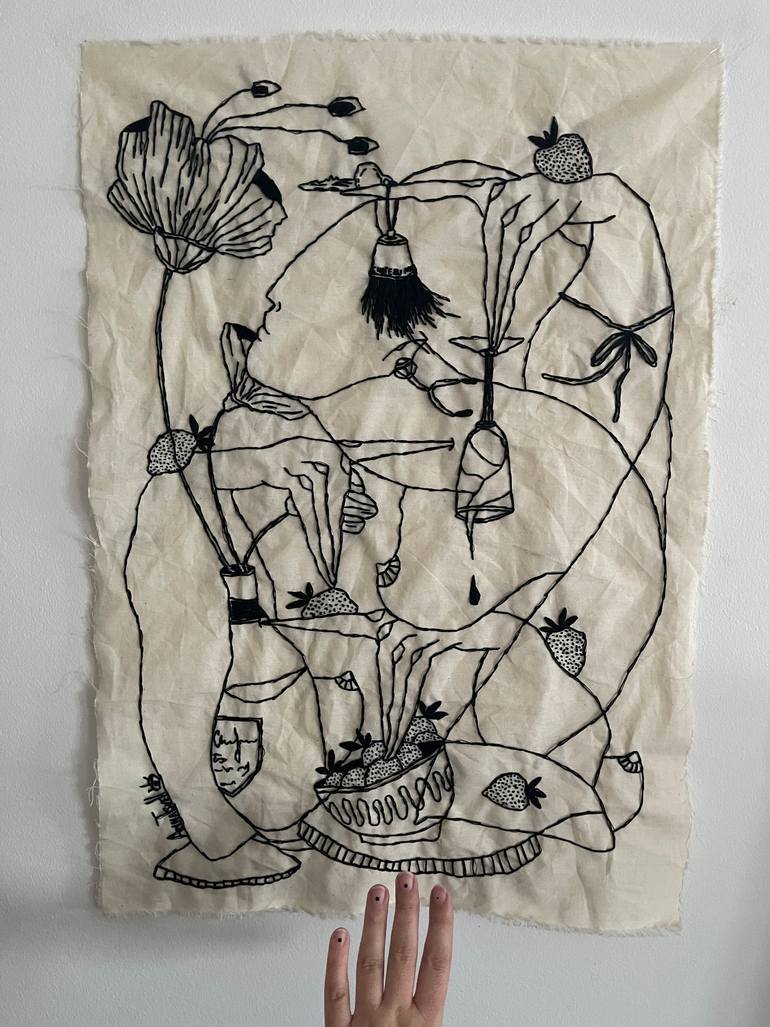 Original Abstract Expressionism Abstract Mixed Media by Anna Tsvell