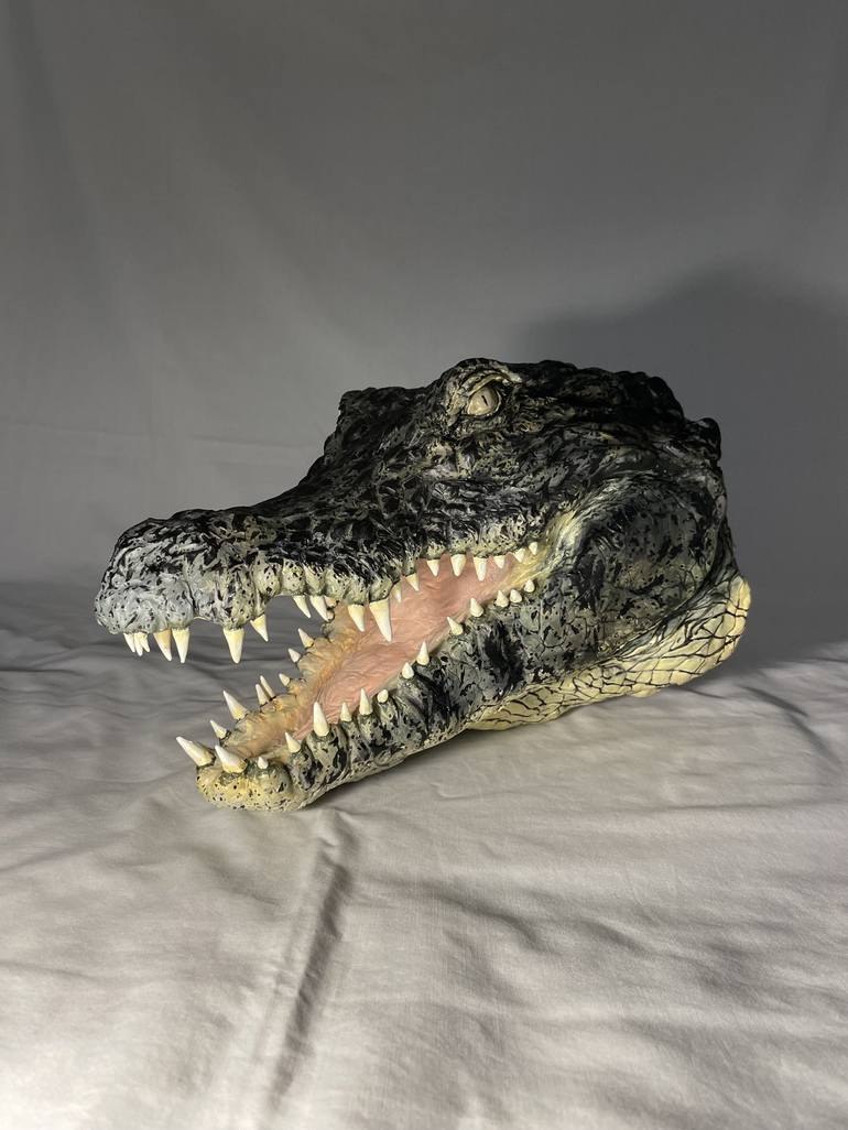 Original Realism Animal Sculpture by Iasmina Moldovan