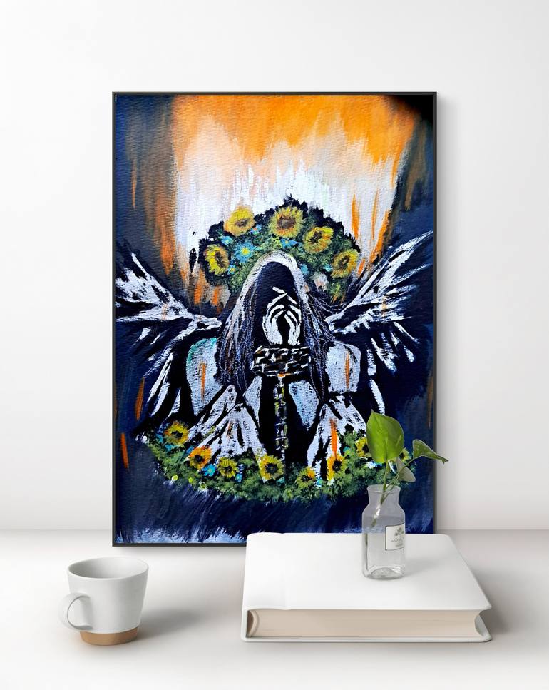 Original Conceptual Health & Beauty Painting by Lykaon Art