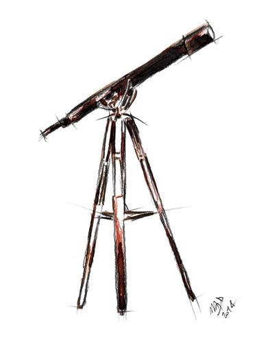 Looking up with a Telescope as Galileo (Telescopio_1_2_Z1) thumb
