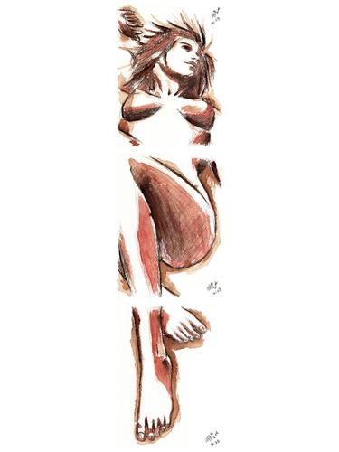 Triptyque Nude Woman figure (PinUp_6_2_T1) thumb