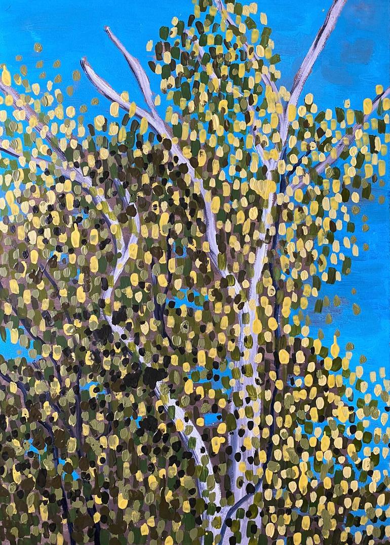 Rustling Leaves Painting by Anastasia Miasnikova | Saatchi Art