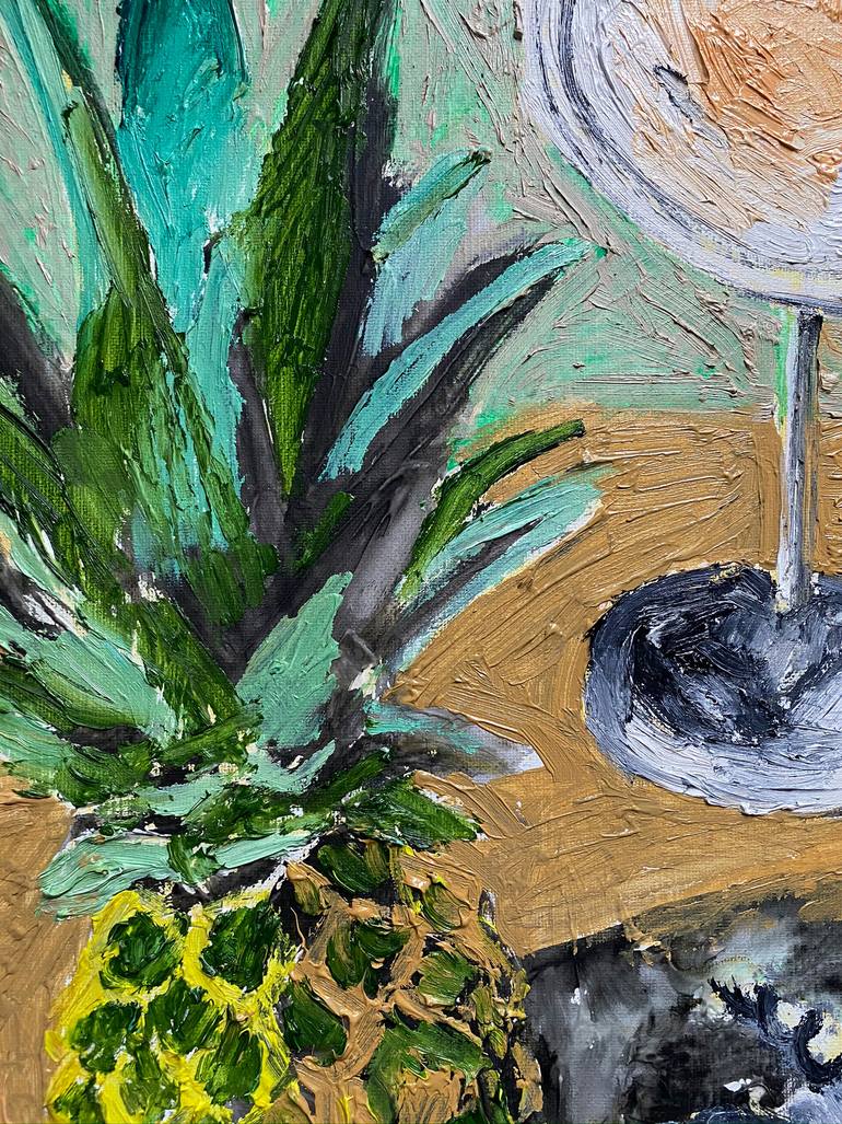 Original Expressionism Still Life Painting by Anastasia Miasnikova